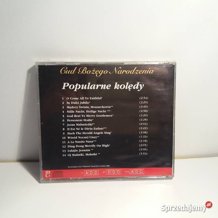 CD Kolędy Święta Popularne kolędy Cud Bożego Warta