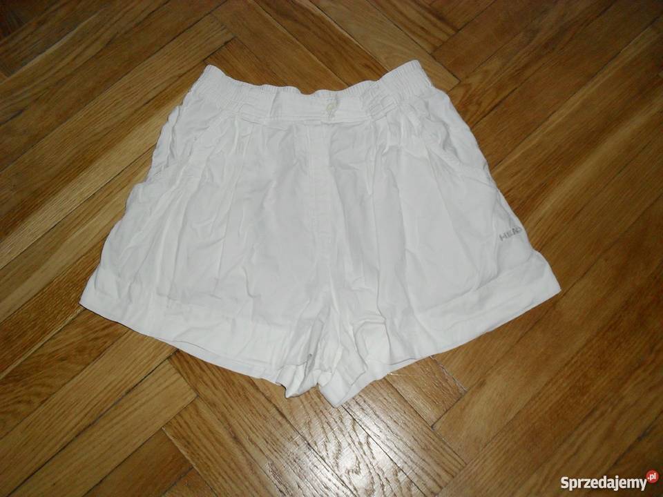 BIAŁE SPODENKI HEARD SPORTSWEAR RUNIWERSALNY Łódź