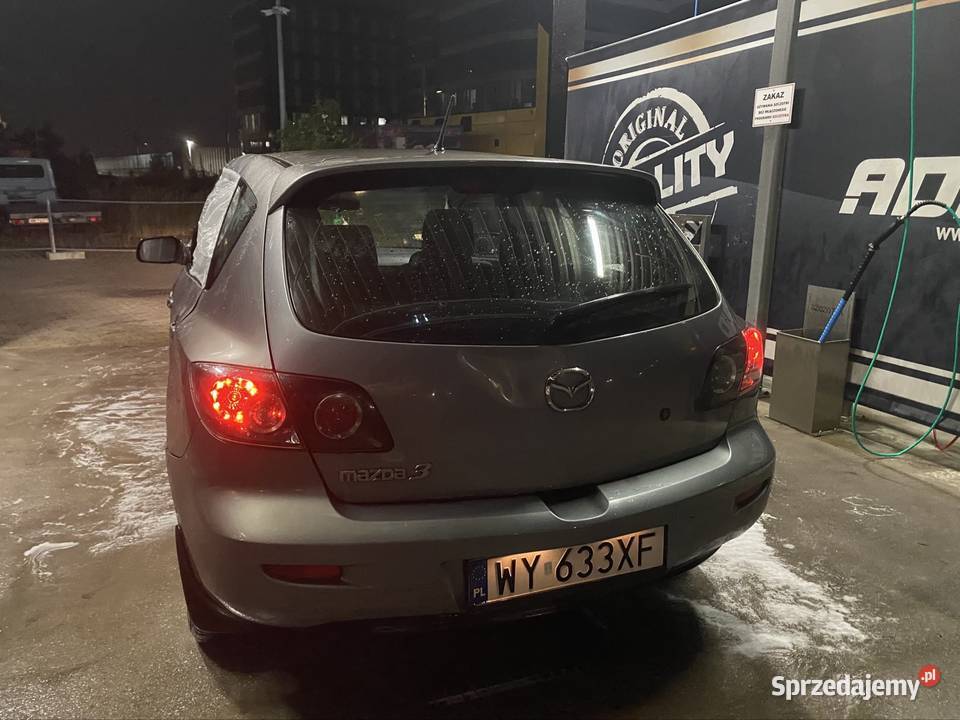 Mazda 3 16 benzyna szary mazowieckie Warszawa