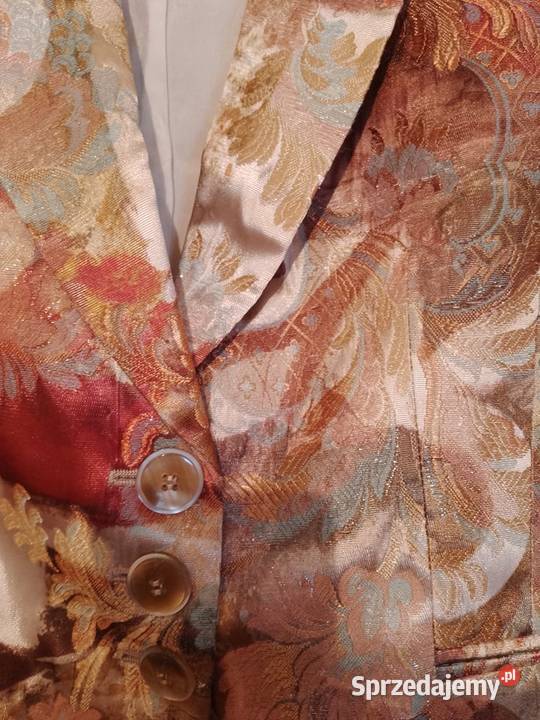 Piękne damkie żakiety brokatowe i inne Inny materiał Częstochowa