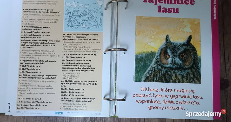 Leśne przygody segregator album DeAgostini małopolskie Zbylitowska Góra
