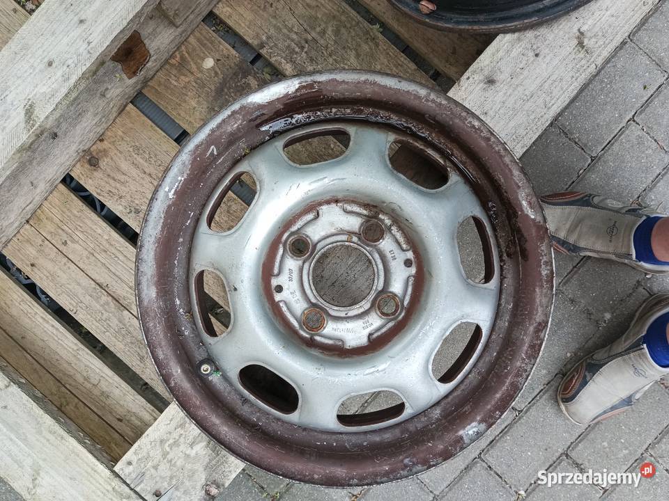 Felgi stalowe oryginał VW 13 4x100 ET38 warmińsko-mazurskie Ostróda sprzedam