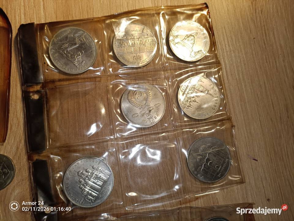 Monety CCCP kolekcja 35 sztuk tanio mazowieckie Krze Duże