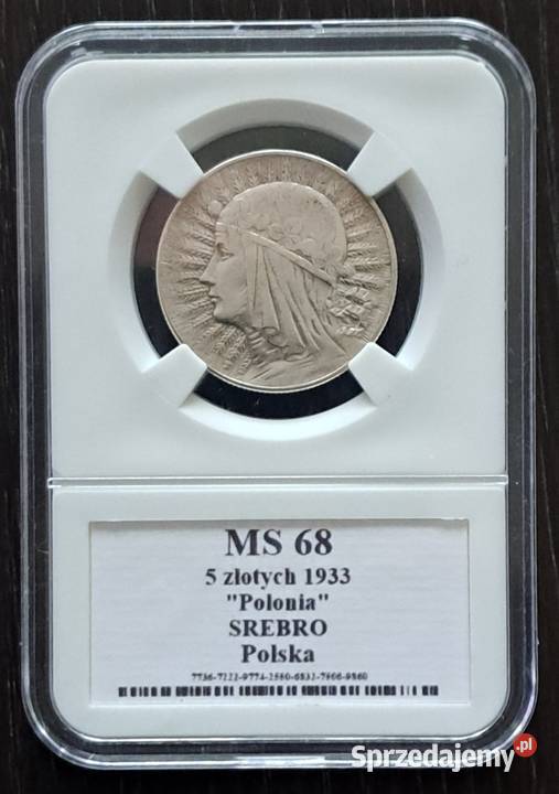5Polonia 1933r ze znakim menicy Garding