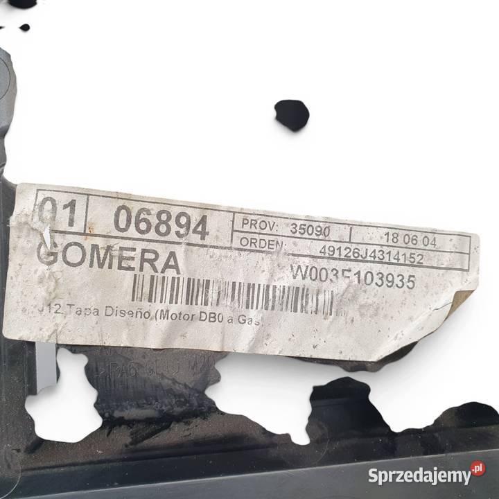 GÓRNA OSŁONA SILNIKA POKRYWA Vw Skoda Seat Audi Osłony silnika Chełm sprzedam