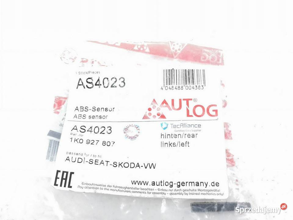 CZUJNIK ABS LEWY TYŁ AUDI A3 VW PASSAT 14 19 20 Układ ABS i ESP sprzedam
