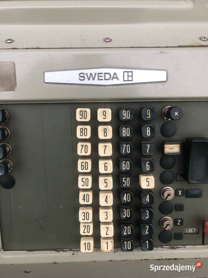 Stara kasa sklepowa SWEDA Łowicz