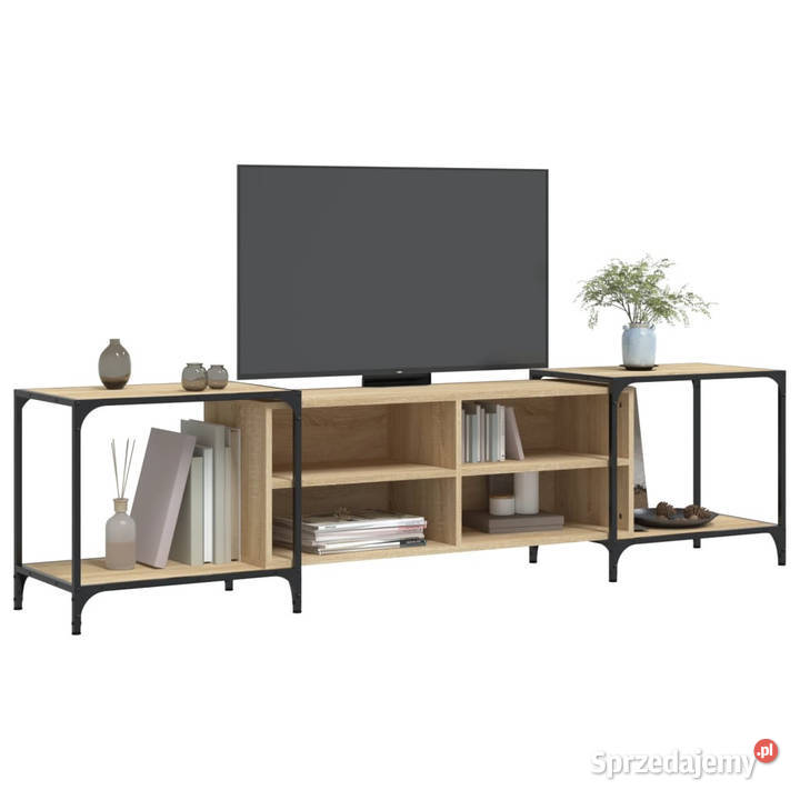 Szafka pod telewizor dąb sonoma 203x37x50 RTV Warszawa