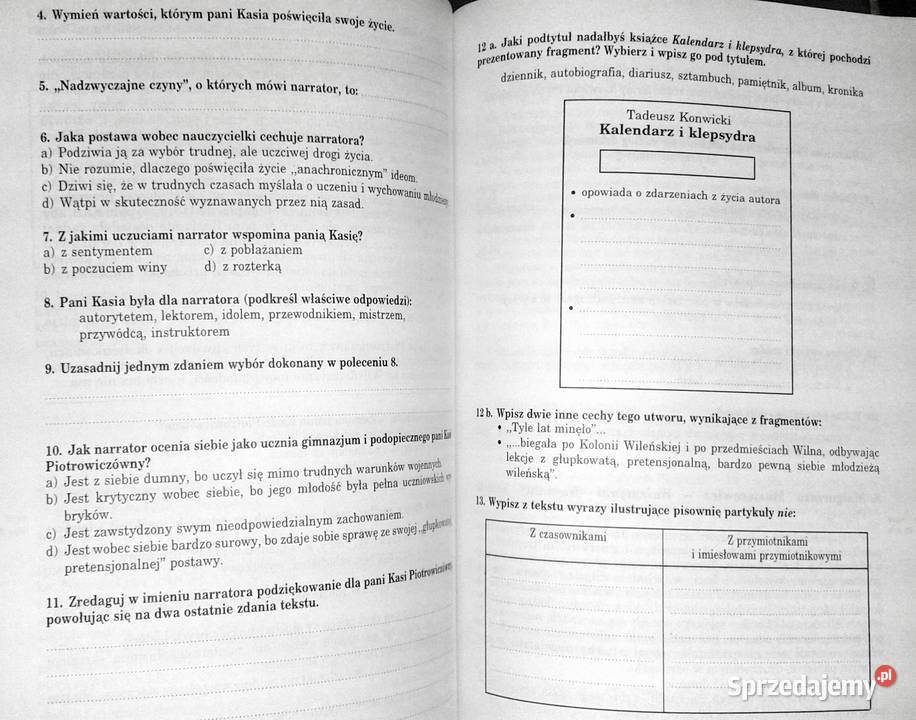 Zadania z języka polskiego Krystyna Moczydłowska lubelskie