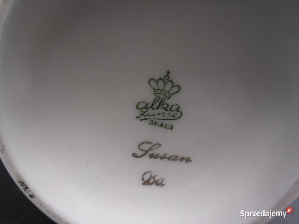 Wazon Vintage AlkaKunst Bavaria Porcelana i szkło wielkopolskie Raszków