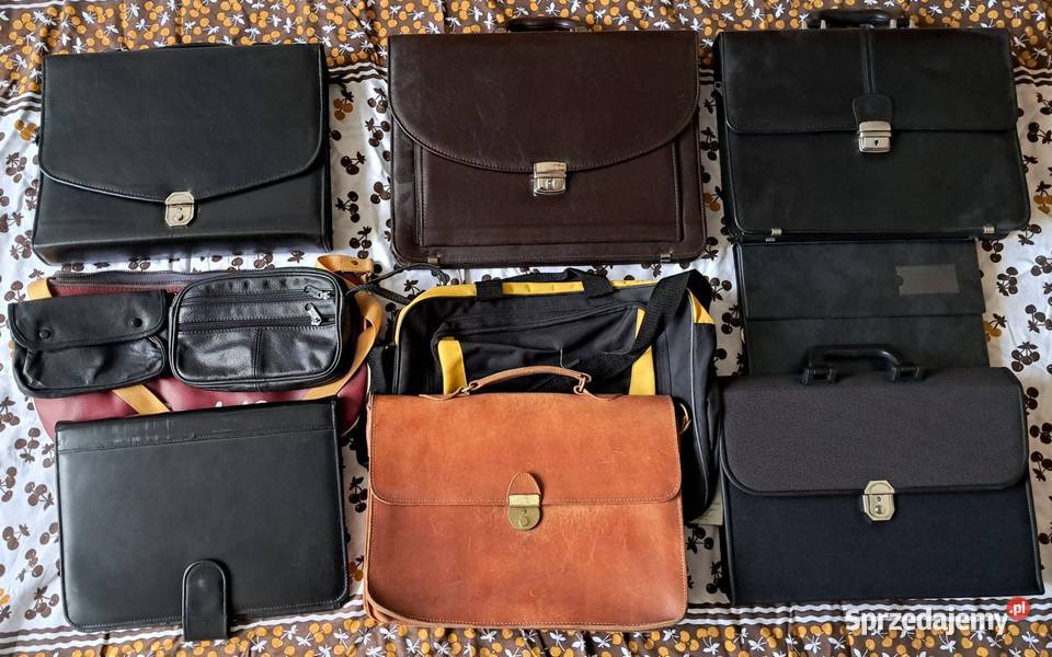 Różne aktówki skórzane teczki na dokumenty Białystok