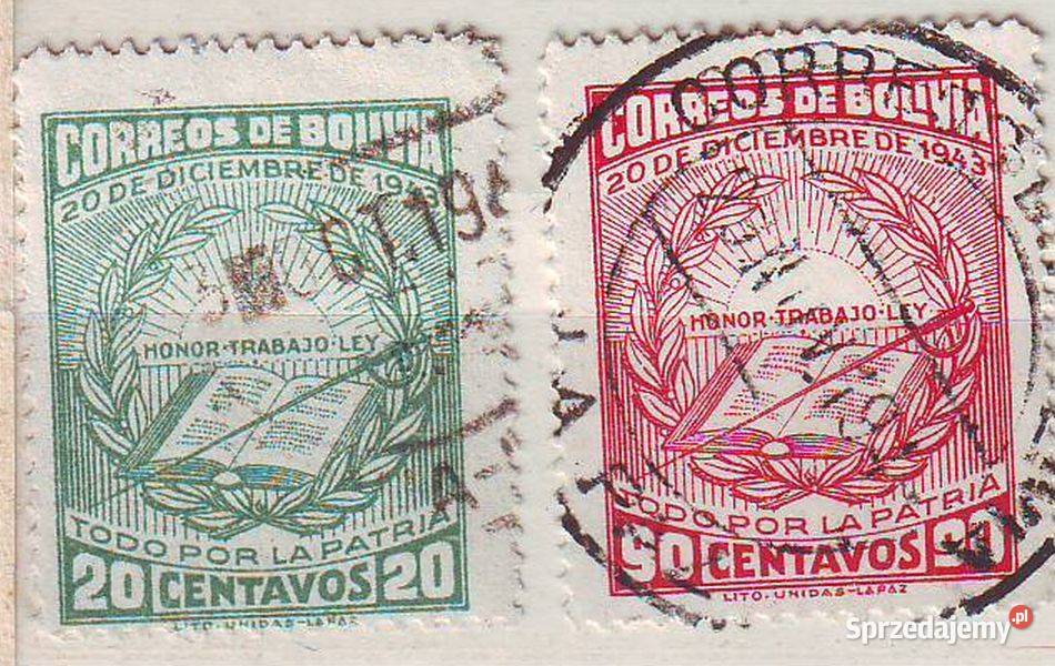 Zn Boliwia Mi 302 3 kas 1944 śląskie Gliwice sprzedam