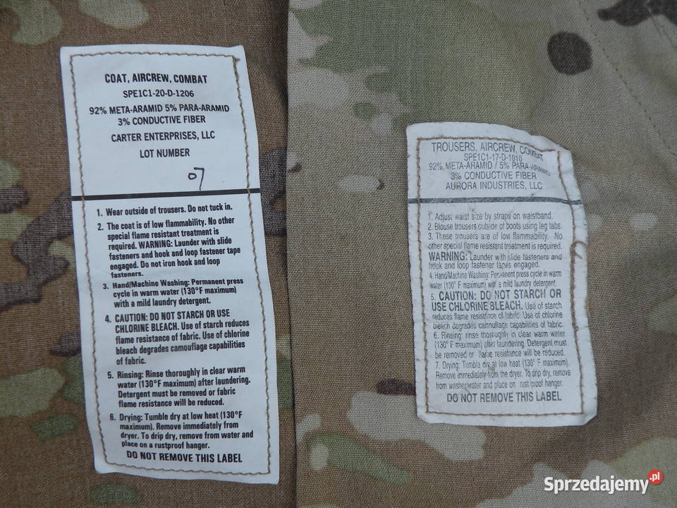 Mundur aircrew multicam ocp medium short dolnośląskie Wrocław