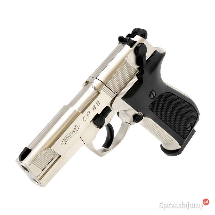 Pistolet wiatrówka Walther CP88 nikiel 45 mm Sporty strzeleckie i myślistwo mazowieckie Warszawa