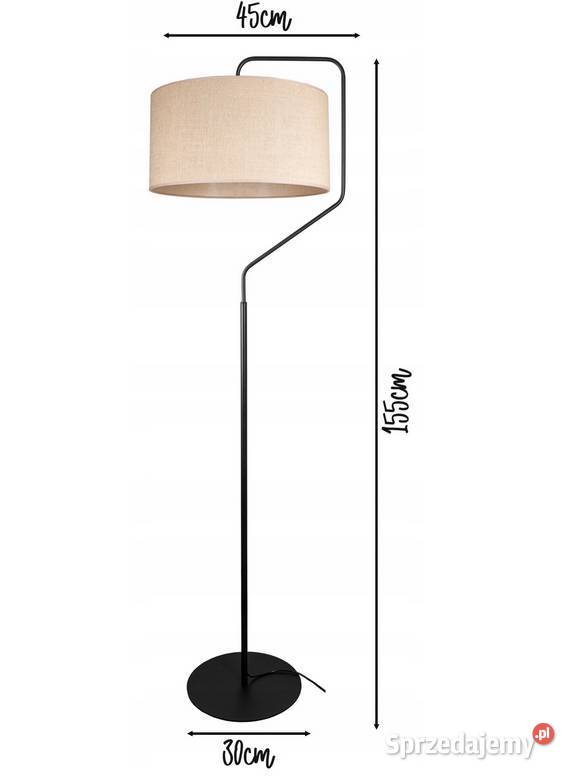 NOWOCZESNA LAMPA STOJĄCA PODŁOGOWA ABAŻUR BOHO Oświetlenie podlaskie