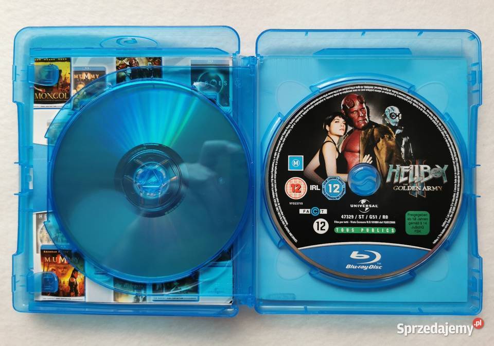 Hellboy II The Golden Army Hellboy 2 Złota Armia Blu-ray Wytrzyszczki