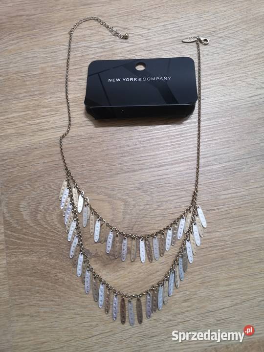 Naszyjnik złoto srebrny York Company Tuchów