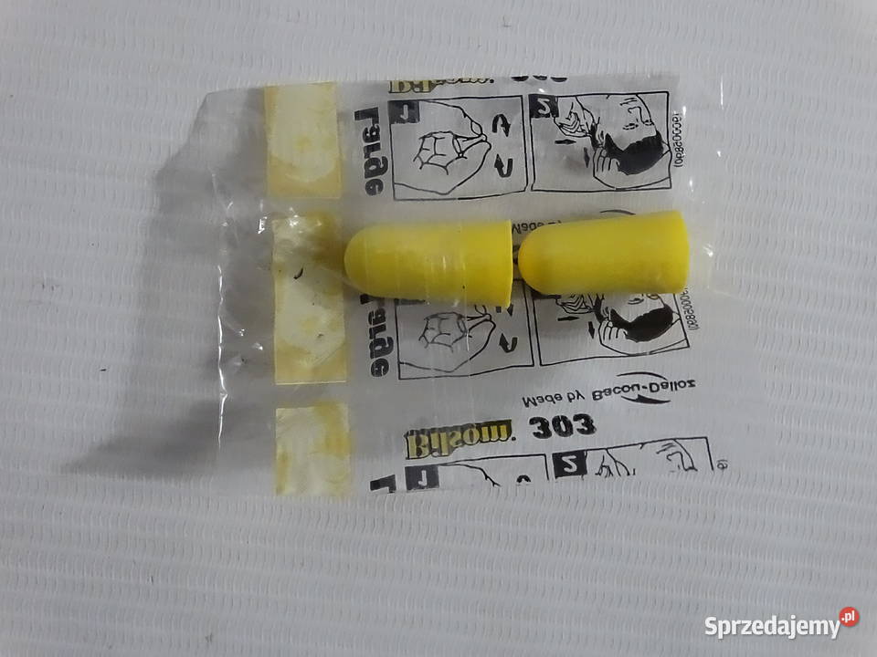 Zestaw profesjonalnych zatyczek do uszu BHP lubelskie Biłgoraj