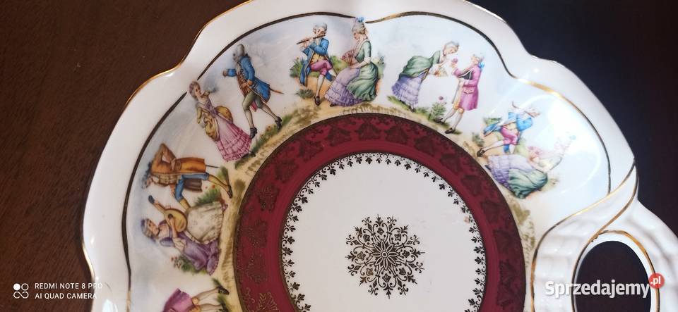 Patera Oscar Schlegelmilch Import Ze scenkami pomorskie Gdańsk