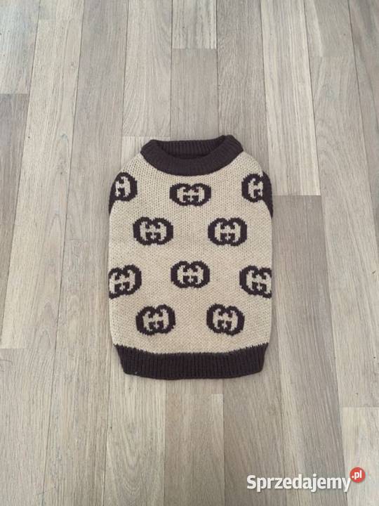 Nowy sweterek ubranko psa GG Gucci SM