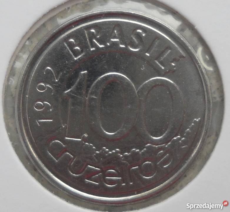 BRAZYLIA-100 CRUZEIROS-1992 r (PEIXE-BOI)