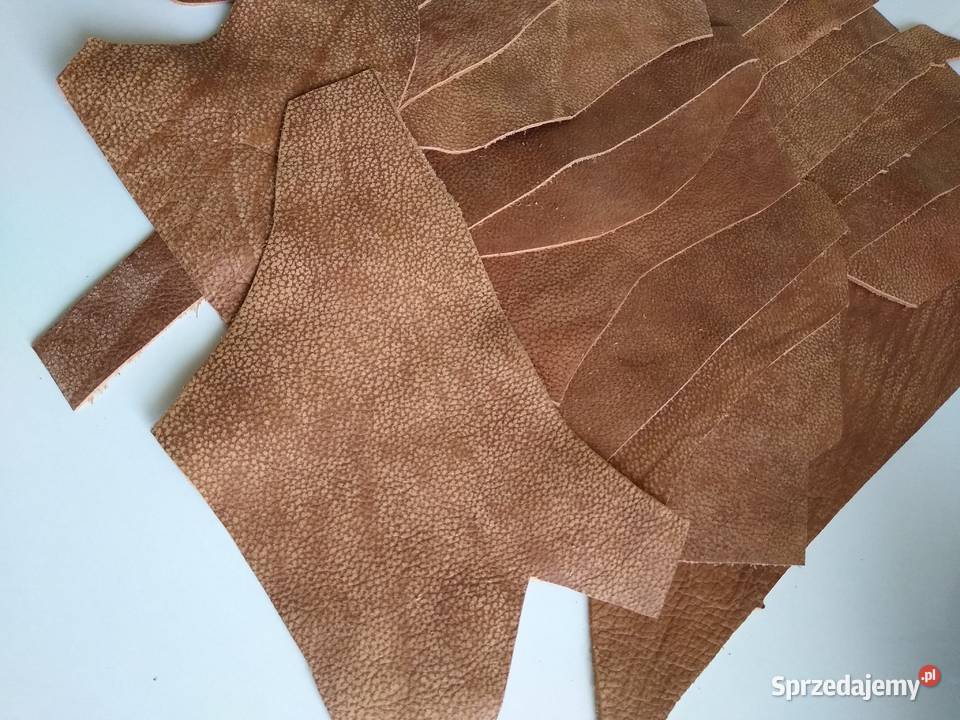 Skóra 565 g Naturalna Włoska Brązowy Postarzana pomorskie