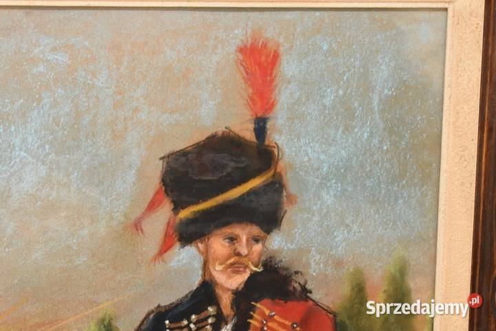 Wojciech Kossak Huzar Wielkiej Armii Kozak Na małopolskie Kraków