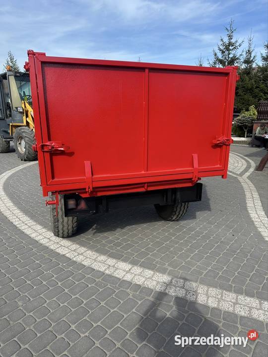 Przyczepa jednoosiowa wywrotka 45t Navtek nieuszkodzony Radom sprzedam