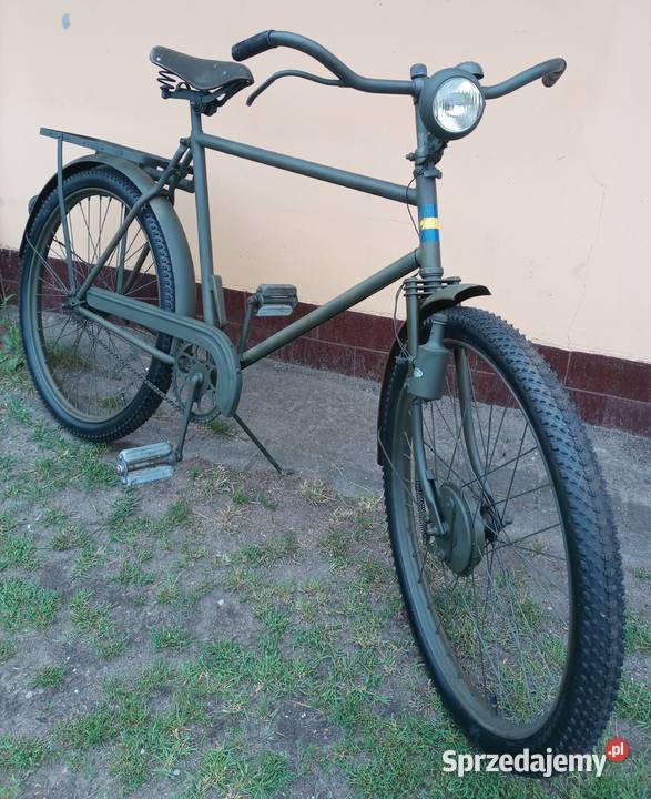 Zabytkowy Szwedzki Rower Wojskowy Monark Konin