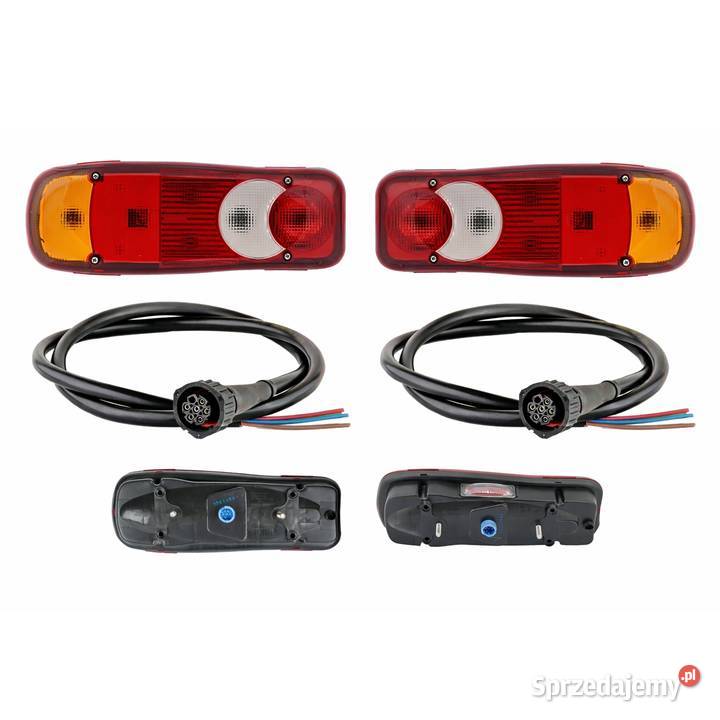 2 Lampy tył 2 wtyczki lamp tył 12V 24V Komplet łódzkie