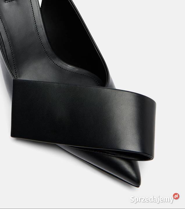 Skórzane czółenka slingback z zapięciem Twisted 27cm Świdnica