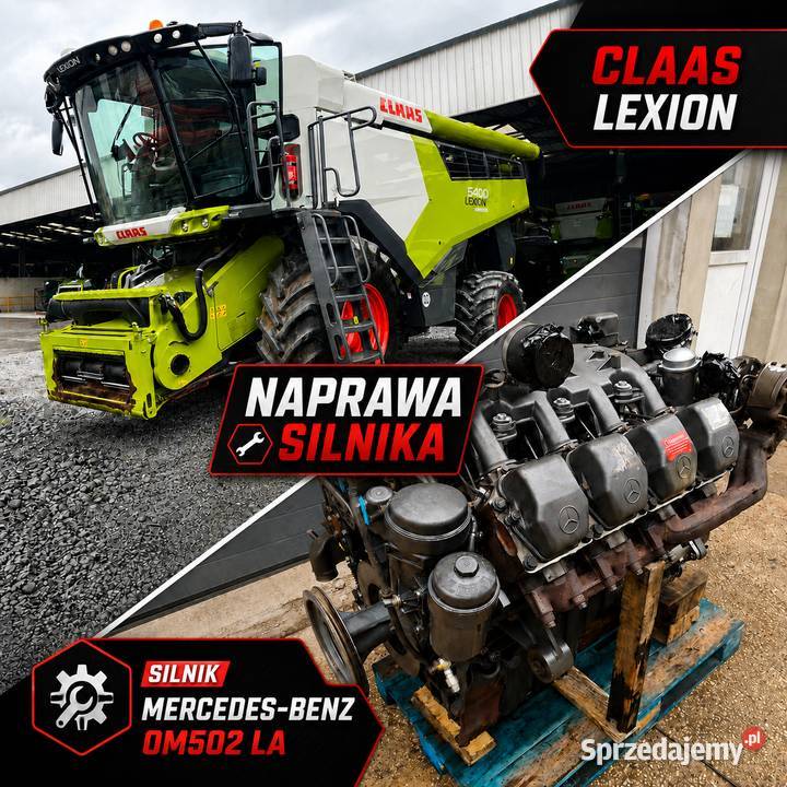 Naprawa Silnika Mercedes OM502 V8 CLAAS Lexion Warszawa