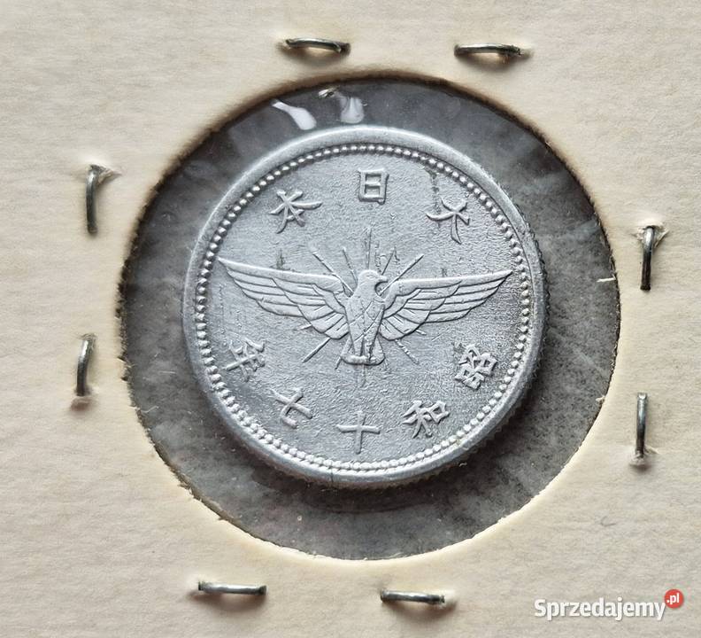 C10 JAPONIA 5 Sen 1940 r Antyki, Sztuka, Kolekcje Wola Kruszyńska