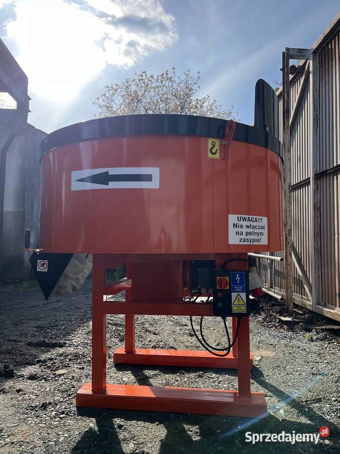 Betoniarka Elektryczna 1000 L Mieszalnik Wysoka Budowa Żmigród