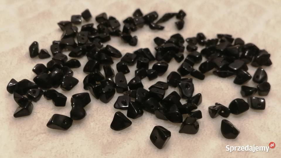 Koraliki kamyki sieczka nieregularne bryłki 68mm śląskie Czeladź