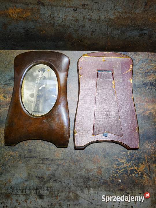 Ramki antyczne mahoń secesja 19101919 brązowy Kalisz