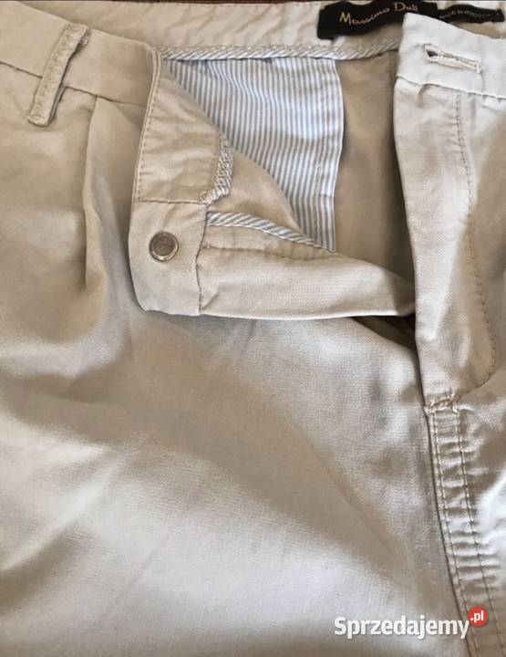 Jasne spodnie Massimo Dutti S małe M Spodnie Warszawa