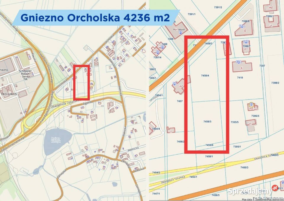 Gniezno Orcholska 2MNU pozwolenie na budowę Nieruchomości