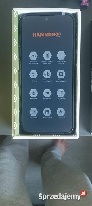 Smartphone Hammer Construction 2 5G 6128 GB Frombork