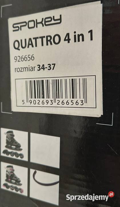 Rolki łyżwy wrotki 4w1 ochraniacze kask Skating łódzkie Bełchatów