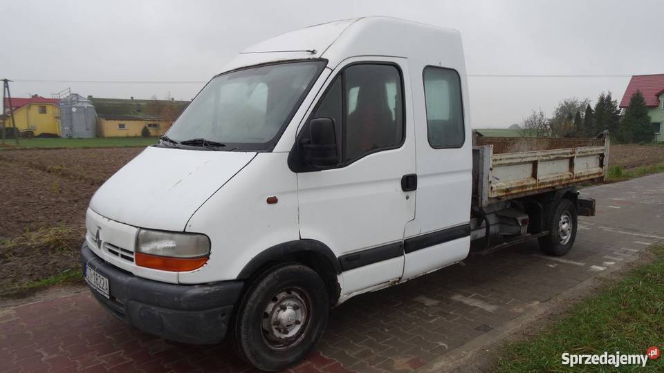 Renault MASTER kiper wywrotka doka 7osób dubel 101KM