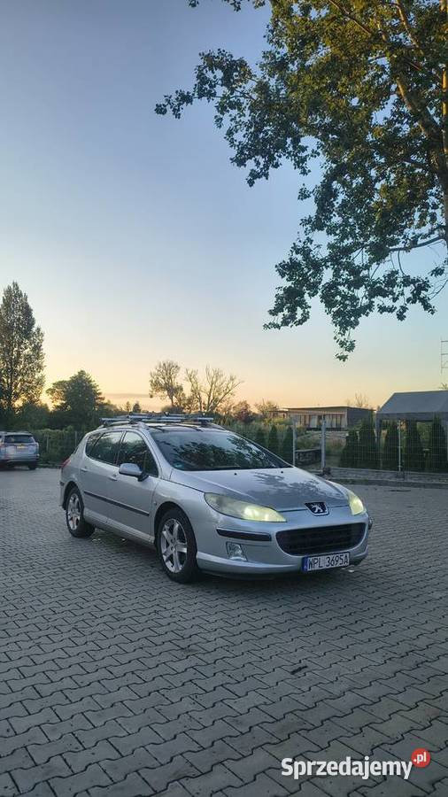 Peugot 407sw 20 HDi 136 panorama nowe opony Płock