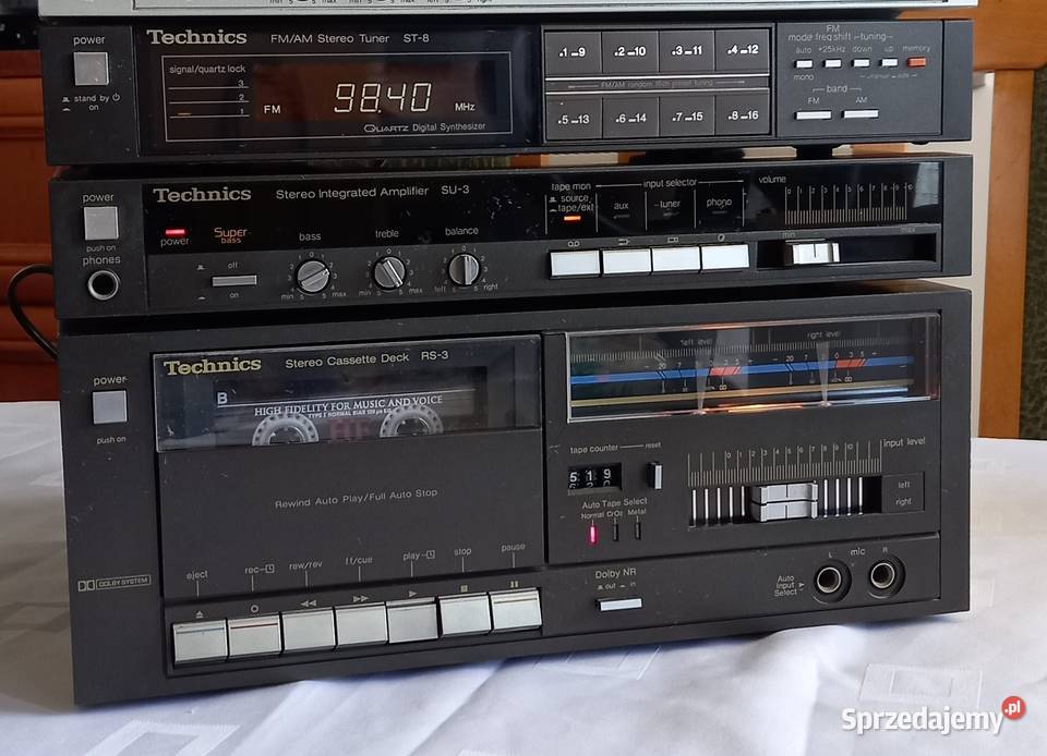Mini wieża Technics Wzmacniacz SU3 tuner ST8 pomorskie