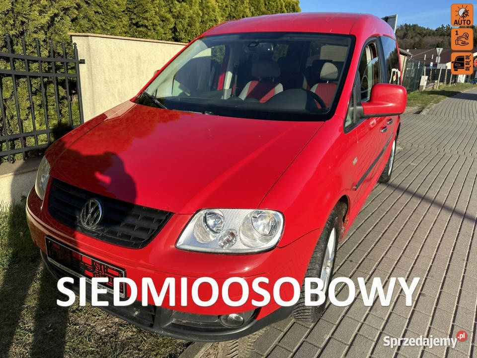 Volkswagen Caddy 20 TDI 7 miejsc podwójne drzwi Wejherowo