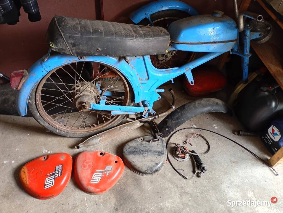 Części Romet 50t1 ogar komar Simson mz Dziedzice sprzedam