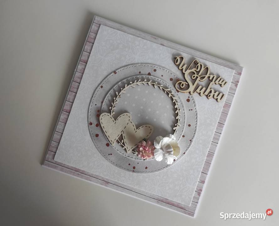 Kartka okolicznościowa ręcznie robiona na ślub Łódź
