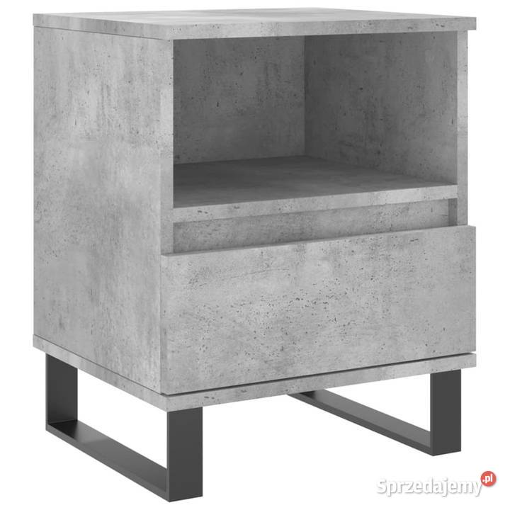 Szafka nocna szarość betonu 40x35x50 WM830644