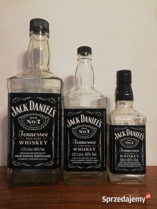 Butelki Whisky Jack Daniels zestaw 3