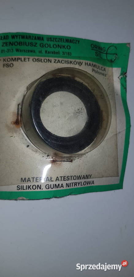 KOMPLET OSŁON ZACISKÓW HAMULCOW FIAT 125P zestawy naprawcze