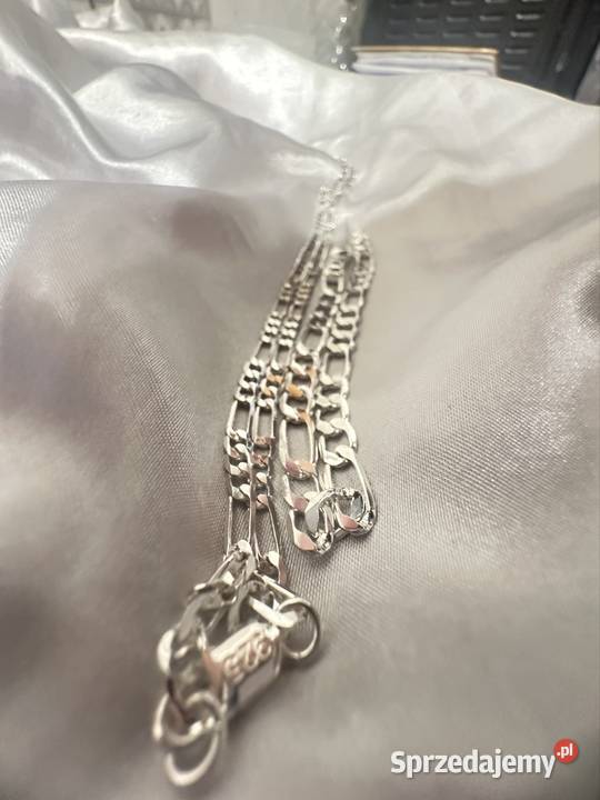 zestaw bransoletki i łańcuszka mężczyzn srebro Dąbrowa Górnicza